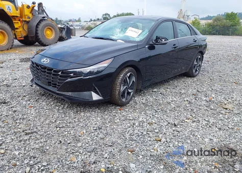 2021 Hyundai Elantra Hybrid Limited from USA, damaged, VIN KMHLN4AJ8MU005762